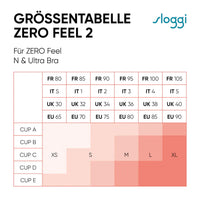 Besiūlė liemenėlė Sloggi ZERO Feel N 2.0 (XL)