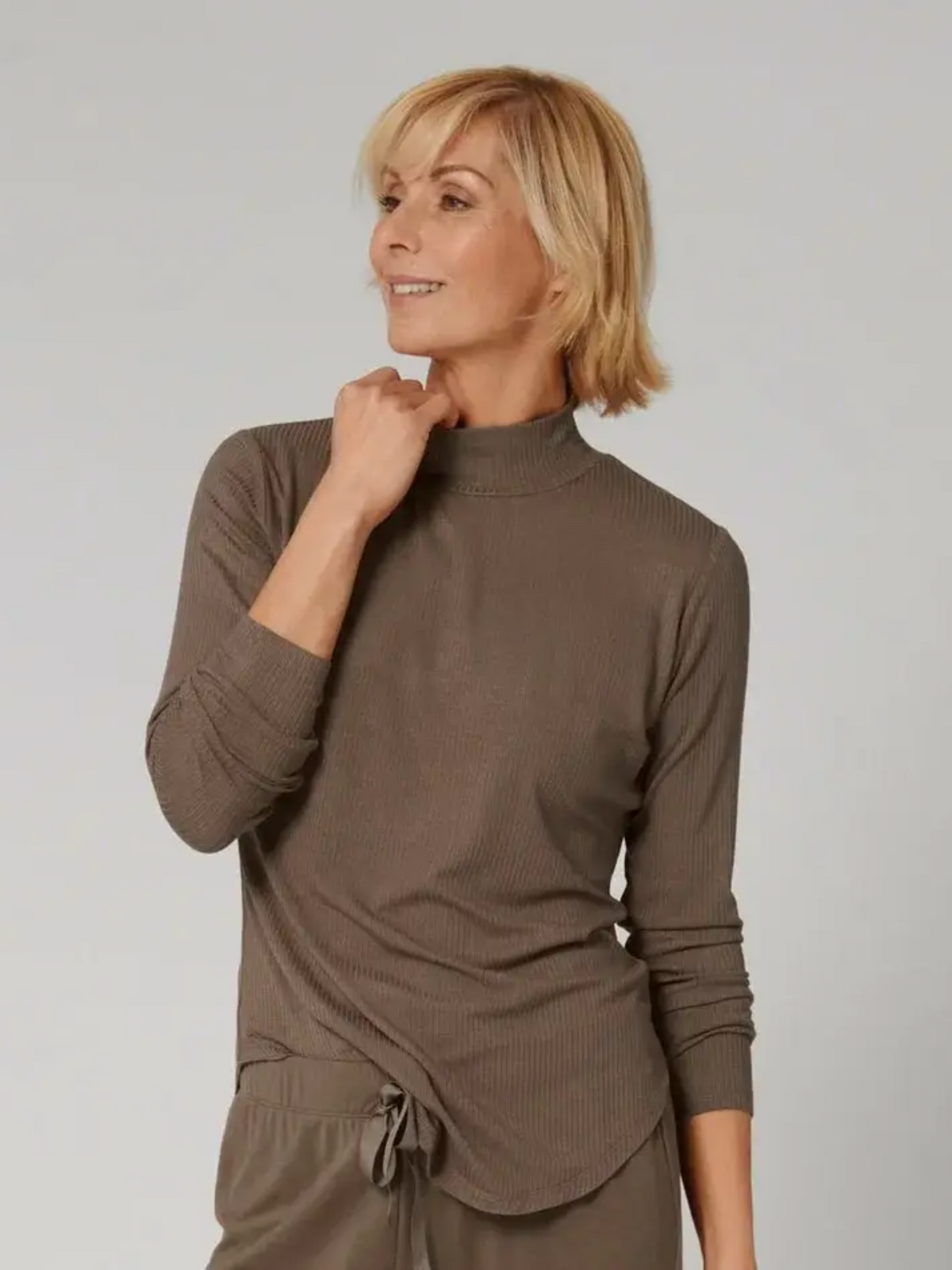 Miego palaidinė Triumph Climate Control LSL TOP Turtle Neck