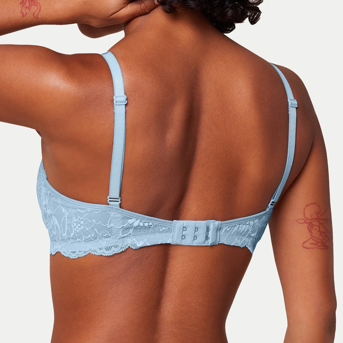 Mėlyna liemenėlė Triumph Amourette Charm T W02 iš nugaros
