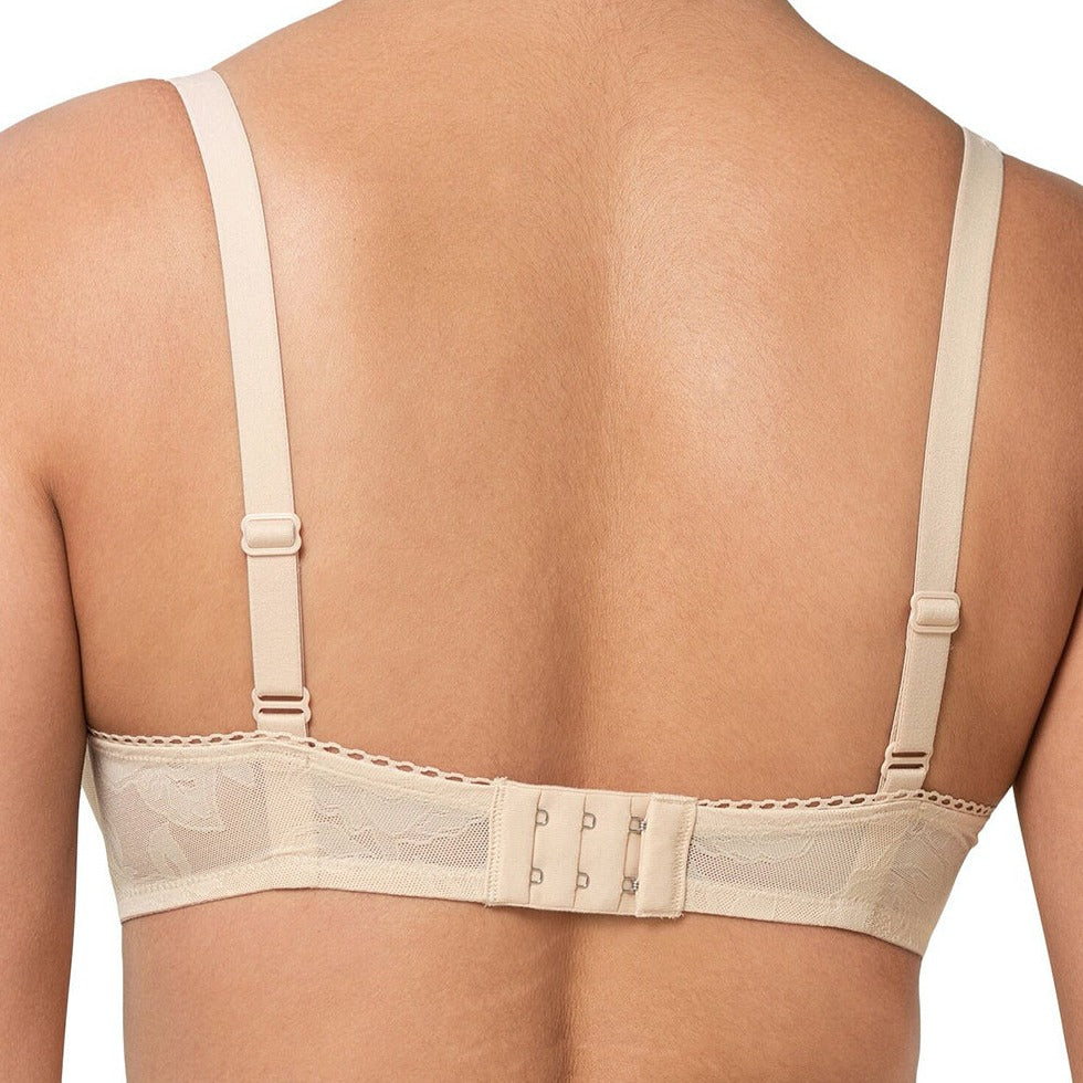 Liemenėlė Triumph Wild Rose Sensation WP vaizdas iš nugaros rodantis užsegimą ir petnešėles